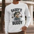 Boy Daddy Fishing Buddy Matching Fishing Bass Fishing Men Long Sleeve T-Shirt