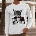 The Cat Father Cool Cat Dad Cat Lovers Men Long Sleeve T-Shirt