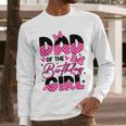 Dad Of The Birthday Girl Pink Family Birthday Girls Party Men Long Sleeve T-Shirt
