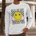 Dad Of The Birthday Girl Retro Family Matching Party Bday Men Long Sleeve T-Shirt