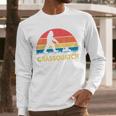 Dad Lawn Mowing Grassquatch Bigfoot Mower Garden Men Long Sleeve T-Shirt