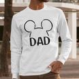 Disney Mickey And Friends Dad Mickey Ears Outline Logo Men Long Sleeve T-Shirt