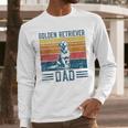 Dog Golden Dad Vintage Golden Retriever Dad Small Men Long Sleeve T-Shirt