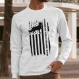 German Shepherd Dad Vintage Flag Patriotic Dog Men Long Sleeve T-Shirt
