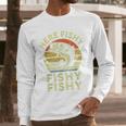 Here-Fishy Fishing Boy Large Mouth Bass Dad Men Long Sleeve T-Shirt