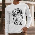 Long Hair Dachshund Lover Doxie Mom Dad Cute Wiener Dog Small Men Long Sleeve T-Shirt