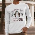 Marvel Deadpool Father's Day Who Tells Dad Jokes This Guy Men Long Sleeve T-Shirt