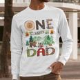 One Happy Dad Camper 1st Birthday Boy Camping Bear Men Long Sleeve T-Shirt