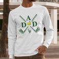 Par Dad Golf Matching Golfing Quote Party Pocket Men Long Sleeve T-Shirt