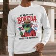 Puerto Rican Dad Idea For Men & Papá Boricua Coqui Frog Men Long Sleeve T-Shirt