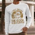 I Only Smoke The Good Stuff BBQ Barbeque Chef Dad Men Long Sleeve T-Shirt