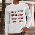 Toddler Boy Types Of FireTruck Firefighter Baby Dad Fireman Men Long Sleeve T-Shirt Toddler Boy Types Of FireTruck Firefighter Baby Dad Fireman Men Long Sleeve T-Shirt