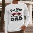 Two Fast Dad Of The Birthday Boy Racing Car Family Men Long Sleeve T-Shirt