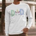 Unicorn Dad First Birthday Girl Family Matching Mama Party Men Long Sleeve T-Shirt