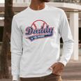 Vintage Baseball Daddy Of The Rookie Men Long Sleeve T-Shirt