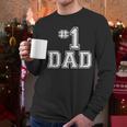 1 Dad Number One Father's Day Vintage Style Men Long Sleeve T-Shirt