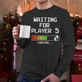3rd Time Dad Mom Waiting For Player 5 Baby 3 Announcement Men Long Sleeve T-Shirt 3rd Time Dad Mom Waiting For Player 5 Baby 3 Announcement Men Long Sleeve T-Shirt