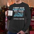 Adoption Announcement Day Dad Heart Small Men Long Sleeve T-Shirt