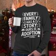 Adoptive Mom Adoption Dad And Adoption Day Foster Care Men Long Sleeve T-Shirt