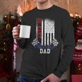 American Flag Go Kart Racing Race Dad Flag Men Long Sleeve T-Shirt