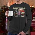 American Flag Trump 2024 Daddy's Home We The People Men Long Sleeve T-Shirt