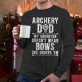 Archery Dad Dad Of An Archer Father Men Long Sleeve T-Shirt