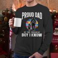 Autism Awareness For Proud Dad Support Autistic Kids Men Long Sleeve T-Shirt