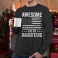Awesome Like My Daughters Men Fathers Day Dad Men Long Sleeve T-Shirt