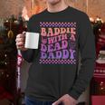 Baddie With A Dead Daddy Dead Dad Club Baddie On Back Men Long Sleeve T-Shirt