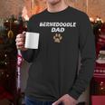 Bernedoodle Dad & Kids Tee Fathers Day T-Shirt Men Long Sleeve T-Shirt