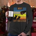Best Cat Dad Ever Fist Bump For Fur Daddies Men Women Girls Kids Men Long Sleeve T-Shirt