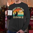 Best Cat Dad Ever Cat Lover Kitten Owner Kitty Men Long Sleeve T-Shirt