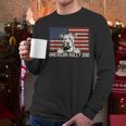 Best Dog Dad Ever American Flag American Bully Dad Men Long Sleeve T-Shirt