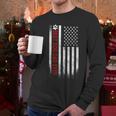 Best Dog Dad Ever American Flag For Best Father Men Long Sleeve T-Shirt