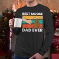 Best Moose Dad Ever Moose Men Long Sleeve T-Shirt