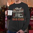 Best Truckin Dad Ever Trucker Truck Driver Father's Day Men Men Long Sleeve T-Shirt