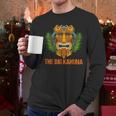 The Big Kahuna Hawaiian Tiki Dad Boss T-Shirt Men Long Sleeve T-Shirt