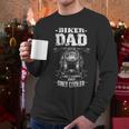 Biker Dad Like a Normal Dad Only Cooler Motorcyclist Men Long Sleeve T-Shirt