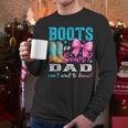 Boots Or Bows Dad Loves You Gender Reveal Party Men Long Sleeve T-Shirt