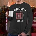 Brown University Bears Arched Dad Men Long Sleeve T-Shirt