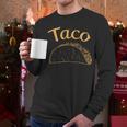 Burrito Taco Taquito Dad Mom Child Baby Matching Family Men Long Sleeve T-Shirt