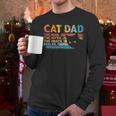 Cat Dad The Man The Myth Snack Dealer Fathers Day Men Long Sleeve T-Shirt Cat Dad The Man The Myth Snack Dealer Fathers Day Men Long Sleeve T-Shirt