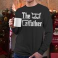 The Catfather Cool Cat Daddy Glasses Men Long Sleeve T-Shirt
