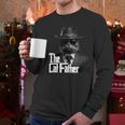 The Catfather Fathersday Best Birthday Cat Dad Men Long Sleeve T-Shirt The Catfather Fathersday Best Birthday Cat Dad Men Long Sleeve T-Shirt