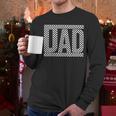 Checkered Racing Birthday Party Matching Family Race Car Dad Men Long Sleeve T-Shirt
