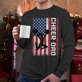 Cheer Dad American Flag Cheerleader Support Men Long Sleeve T-Shirt Cheer Dad American Flag Cheerleader Support Men Long Sleeve T-Shirt