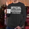 Cheer Dad Papa Official Cheerleader Bodyguard Men Long Sleeve T-Shirt