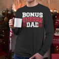 Cheer Stepdad Bonus Cheer Dad Red Men Long Sleeve T-Shirt Cheer Stepdad Bonus Cheer Dad Red Men Long Sleeve T-Shirt