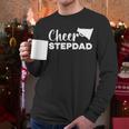 Cheer Stepdad Cheerleading Step Dad Cheerleader Stepfather Men Long Sleeve T-Shirt