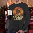 Chicken Daddy Vintage Chicken Dad Farmer Poultry Farmer Men Long Sleeve T-Shirt